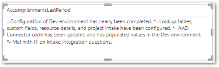 Figure 2: Odata displays Power BI report